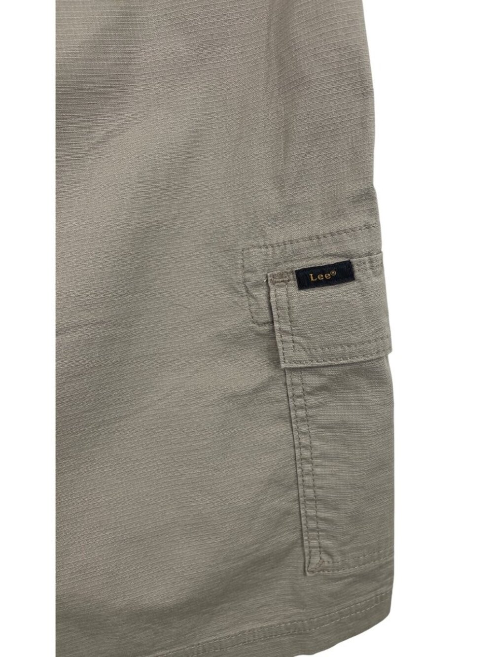 Lee Active Stretch Cargo Shorts Mushroom Color Regular Fit Mens Size Large - Picture 8 of 12